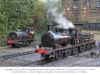 L.&.Y. pair Class 25 0-6-0 No 957, and Class 21 "Pug" 0-4-0ST No 68 at Haworth Shed